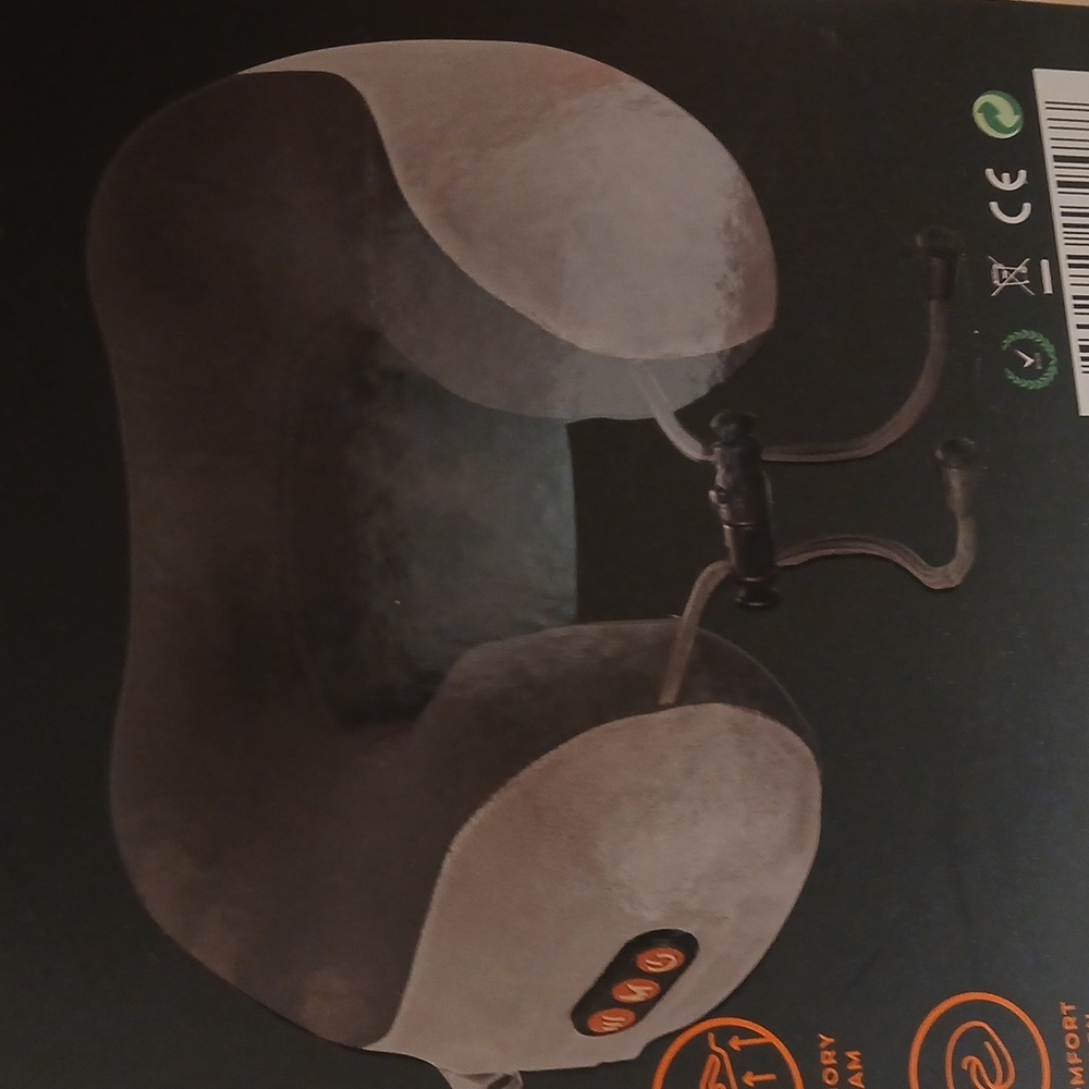 RBX Gray Neck Massage Pillow NWT